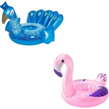 Hopinip Flamingo & Tavus Kuşu Şekilli Bardaklık - 34127 (Lisinya)