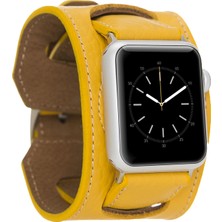 Sinerjim Apple Watch Uyumlu Deri Kordon 42-44-45mm Cuff FL12