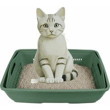 Feyza Design Açık Elekli Kedi Tuvaleti 37X49X17 Cm, Konfor ve Hijyen Için Ideal Seçim