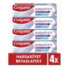Colgate Hassasiyete Anında Çözüm Beyazlatıcı Diş Macunu 4 x 100 ml