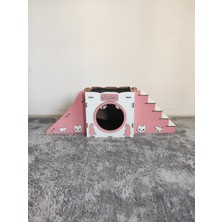 Feyza Design Konforlu ve Eğlenceli Kedi Evi, Yuvası ve Oyun Alanı Seti