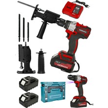 Pro Dynamic 128VF Çift Akülü Vidalama ve Matkap Testere Aparatı