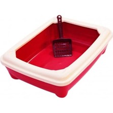 Feyza Design Hijyenik Açık Tuvalet Kabı ve Kürek Seti, Temiz ve Pratik Kullanım