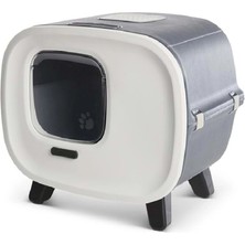 Feyza Design Şık ve Dayanıklı Antrasit Tuvalet Tasarımı, Modern Banyo Dekorunu Tamamlar