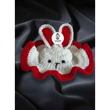 Feyza Design Sevimli El Örgüsü Kedi Şapkası, Renkli ve Yumuşak Tasarım