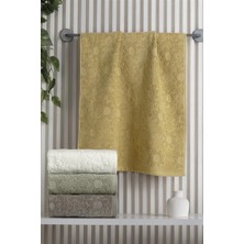 Altınbaşak (4.lü Kutulu Set) %100 Coton Yeni Sezon 50X90CM. Lüks El  ve Yüz Havlu Seti