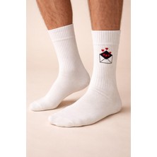 Erkek Zarf Desenli Soket Çorap