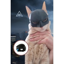 Feyza Design Sevimli Kedi Batman Maske, Eğlenceli ve Şık Tasarım, Çocuklar ve Yetişkinler Için