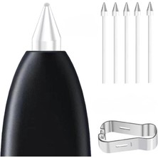 Caseonn Samsung Galaxy Tab S9 Fe Plus X610 Kalem Ucu 5 Adet Beyaz (Ürün Kalem DEĞİLDİR)