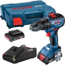 Bosch Güçlü 18V Akülü Vidalama Makinesi Seti, 5AH ve 2AH Bataryalar ile