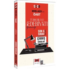 Yargı Yayıncılık Yargı 2026 Öabt Meb Ags Türk Dili ve Edebiyatı Öğretmenliği Tamamı Çözümlü Son 6 Sınav Çıkmış Sorular