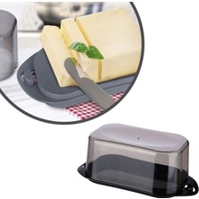 Shopwave Kilitli Plastik Kapaklı Kahvaltılık Tereyağlık Peynirlik Erzak Saklama Kabı AP-9428 (5047)