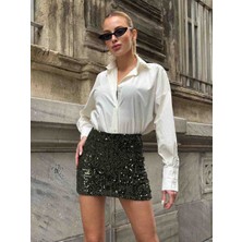 Ykw Pulpayet Mini Etek Siyah