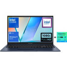 Asus Vivobook 15 X1504VA-NJ3663W Intel Core 5 120U 24GB 512GB SSD Windows 11 Home 15.6'' Fhd Taşınabilir Bilgisayar - Kaspersyk 1 Yıllık Yazılım Koruma Hediyeli
