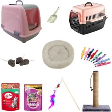 Feyza Design Sevimli 10 Parça Kedi Başlangıç Seti, Renkli ve Eğlenceli Tasarım