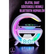 Getittir Android Uyumlu Akıllı Bluetooth Hoparlör Kablosuz Şarj Cihazı Standı