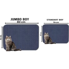 Feyza Design Kedi Tuvaleti Önü Kokusuz Elekli Paspaslar 2’li Set, Temiz ve Pratik Kullanım