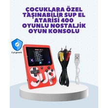 Novis Liora Şarjlı Taşınabilir El Oyun Konsolu 400 Oyun