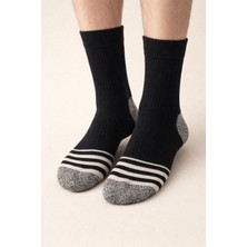 Erkek Spor Soket Çorap Siyah