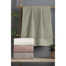 Altınbaşak (4.lü Kutulu Set) %100 Coton Yeni Sezon 50X90CM. Lüks El  ve Yüz Havlu Seti