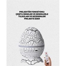 Freedom Storee Uzaktan Kumandalı, USB Girişli, Döner Projektör Lamba