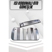 Novis Liora Güneşlik Koruyucu Perde Metalize Oto Araç Araba Güneşliği Ön Cam Güneşliği