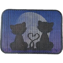 Feyza Design Kedi Tuvaleti Önü Elekli Paspas, Desenli, Temiz ve Kullanışlı Tasarım