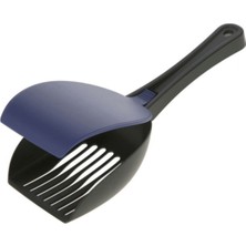 Feyza Design Pratik Kedi Kumu Temizleme Küreği, Elekli ve Kapaklı Tasarım