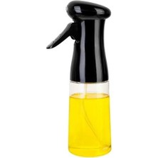 Sinerjim Çok Amaçlı Cam Şişe Püskürtmeli Dağıtıcı Yağdanlık Limonluk Sirke Sosluk Spreyi Siyah