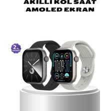 Mbb E-Ticaret Akıllı Saat Kablosuz Şarjlı Bluetooth 5.2 Arama Bildirim Sesli Asistan 420 Mah
