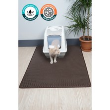 Feyza Design 110X150 cm Hücreli Kedi Kumu Paspası, Kedi Tuvalet Önü Matı