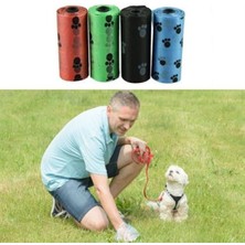 Feyza Design Pati Desenli 4’lü Evcil Hayvan Kedi Köpek Kaka Poşeti Seti