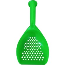 Feyza Design 30 cm Jumbo Kedi Kumu Küreği, Güçlendirilmiş Sert Plastik Tasarım