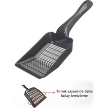 Feyza Design Pratik ve Hijyenik Kedi Kum Küreği, Kolay Temizlik ve Kullanım Sağlar