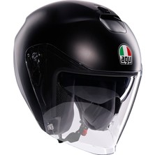 Agv Kask/ırıdes Mono Matt Black Conf.