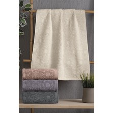 Altınbaşak (4.lü Kutulu Set) %100 Coton Yeni Sezon 50X90CM. Lüks El  ve Yüz Havlu Seti