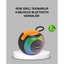 Novis Liora Bluetooth 5.0 Hoparlör – Rgb Işıklı, Güçlü Bas ve 360° Surround Ses