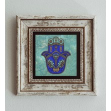 Mbb E-Ticaret Fatma Ana Eli Çerçeveli Taş Tablo , Çerçeveli Taş Duvar Dekoru