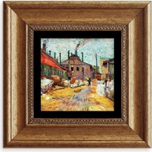 Mbb E-Ticaret Van Gogh Çerçeveli Taş Tablo