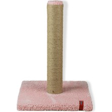 Feyza Design Peluş Tırmalama Tahtası, Ekonomik, 42 Cm, Pembe, Konforlu ve Eğlenceli