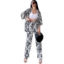 Alt Üst Takım Kimono- Desenli