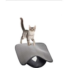 Feyza Design 60X90 cm Kedi Kumu Paspası Tane Tutucu Tuvalet Önü Paspası