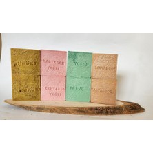 Egecen Doğal Üretim Sabunu Karışık (Kükürt-Kantaron-Yosun-Salyangoz) 8'li Set