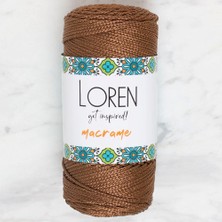 Egecen Loren Macrame Kahverengi El Örgü Ipi - Rm 0200 - 34349