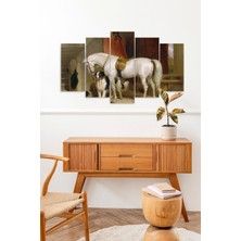 Mbb E-Ticaret Atlar ve Masumiyet 5 Parçalı Mdf Tablo