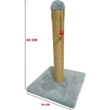 Feyza Design Çocuk ve Kedi Için 42 cm Siyah Oyun ve Tırmalama Tahtası
