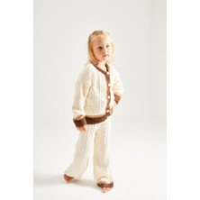 Butik Kız Çocuk Pamuklu Triko 2'li Alt - Üst Takım