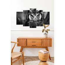 Mbb E-Ticaret Baykuş 5 Parçalı Mdf Tablo