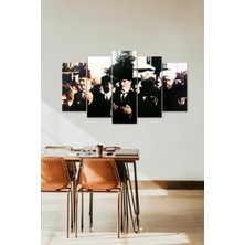 Mbb E-Ticaret Atatürk Dua 5 Parçalı Mdf Tablo