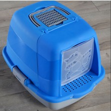 Feyza Design Şık ve Güvenli Kapalı Kedi Tuvaleti, Pratik ve Temiz Kullanım